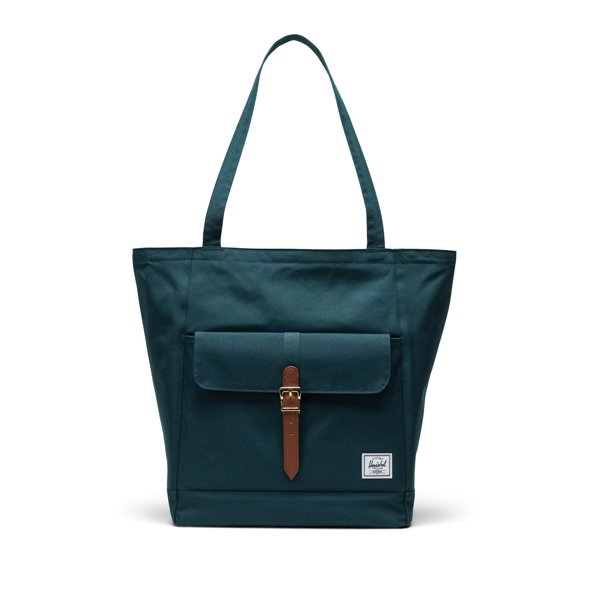 Petrol Mavisi Herschel Retreat Tote Omuz Çantası Su İtici Kumaş Omuz Çantası, 20 L